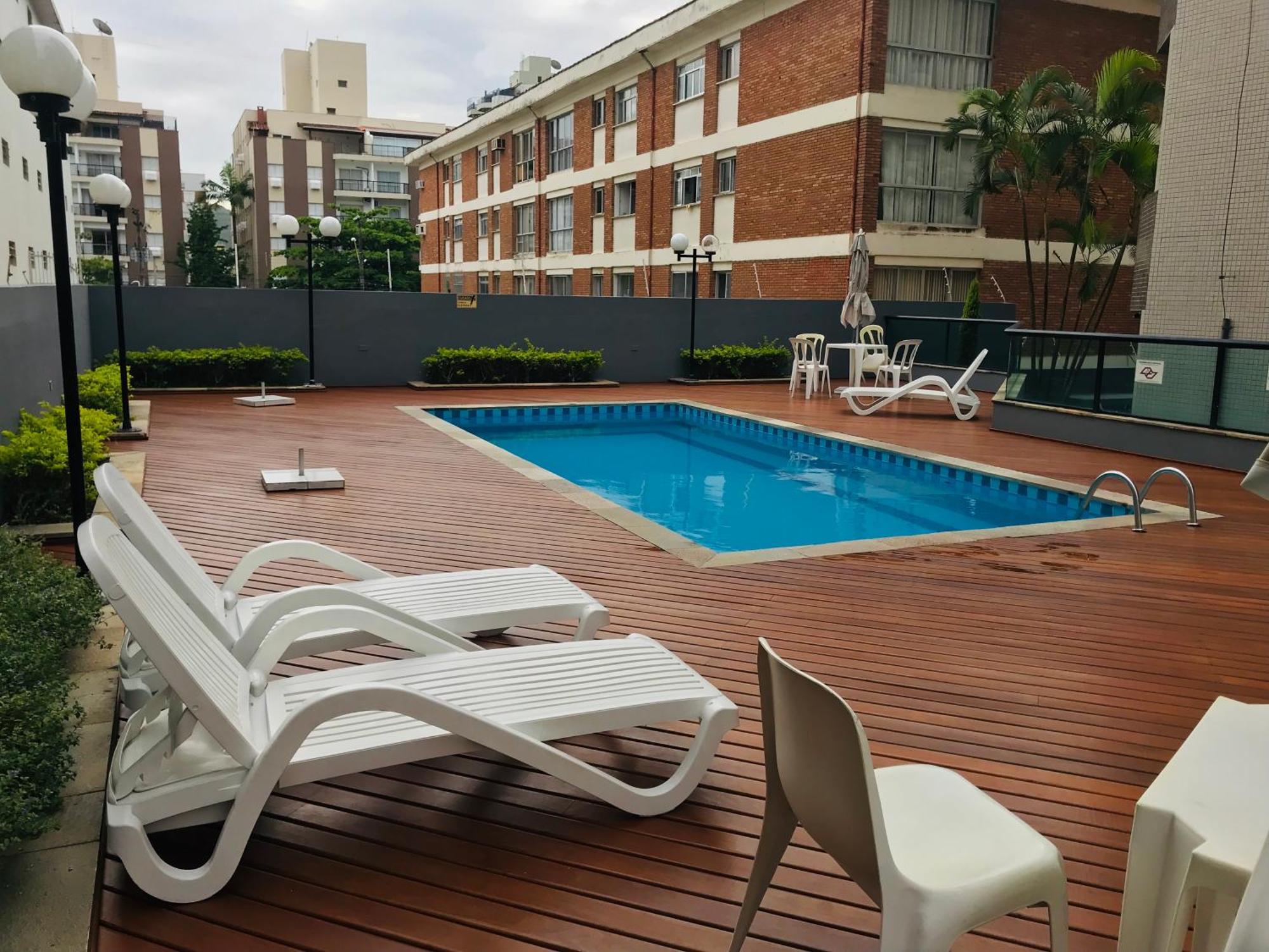 Apto A 2 Min A Pe Da Praia - Edificio Monte Carmel Guaruja Ngoại thất bức ảnh